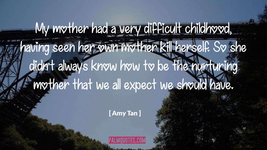 Amy Tan Quotes: My mother had a very