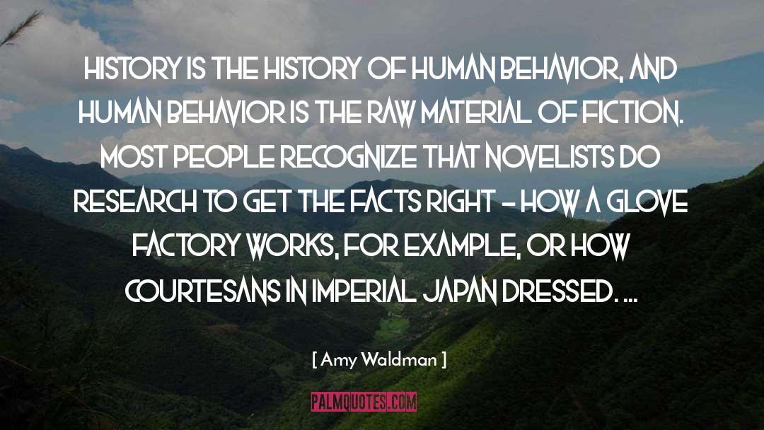 Amy Waldman Quotes: History is the history of