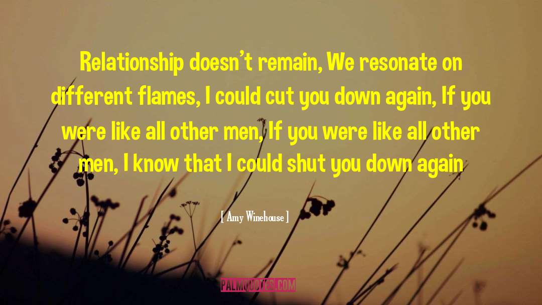 Amy Winehouse Quotes: Relationship doesn't remain, We resonate