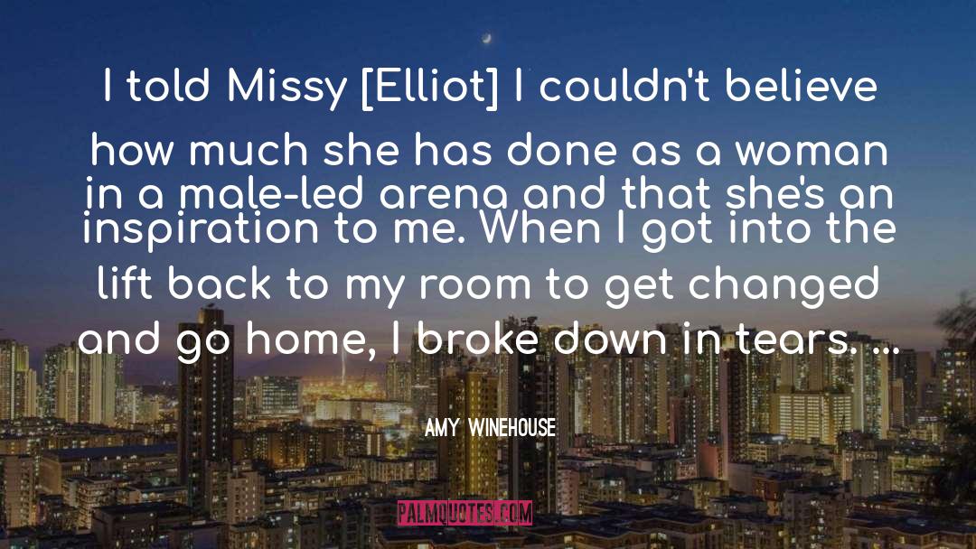 Amy Winehouse Quotes: I told Missy [Elliot] I