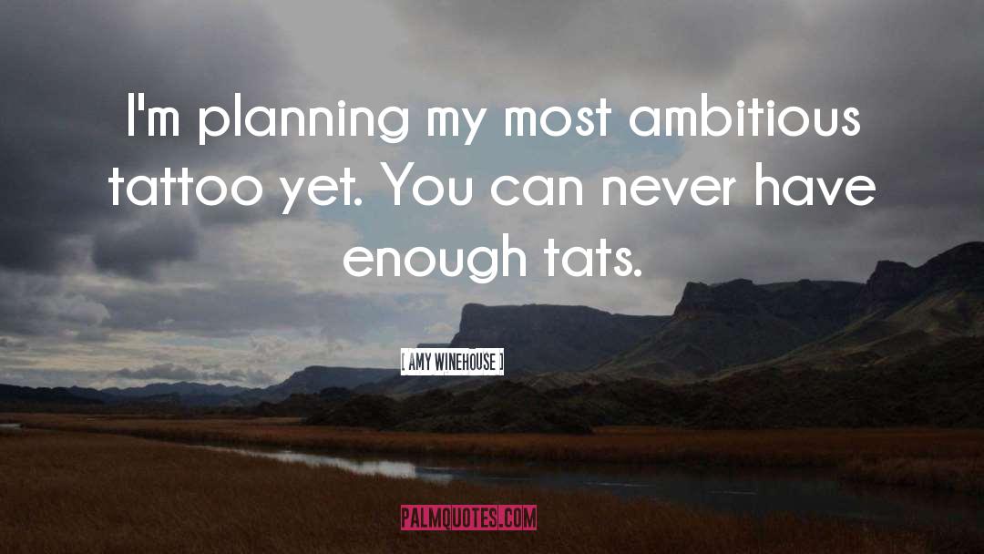 Amy Winehouse Quotes: I'm planning my most ambitious