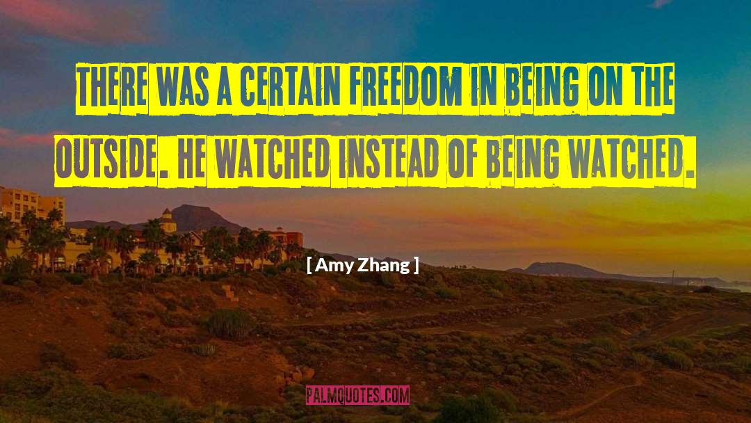 Amy Zhang Quotes: There was a certain freedom