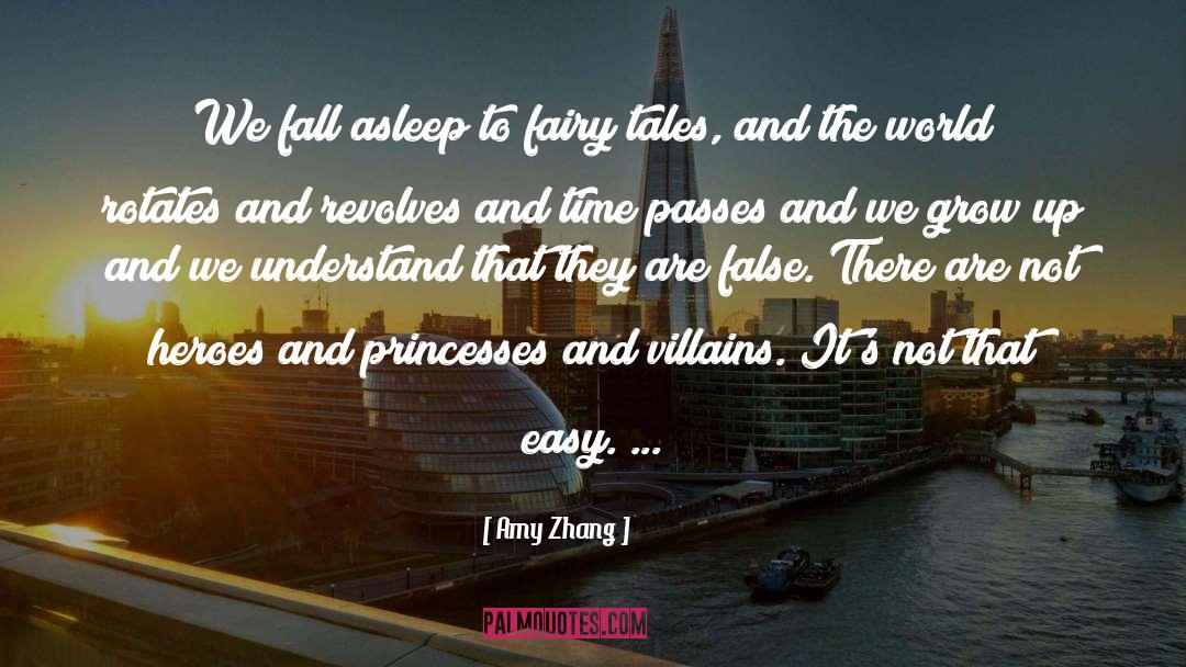 Amy Zhang Quotes: We fall asleep to fairy