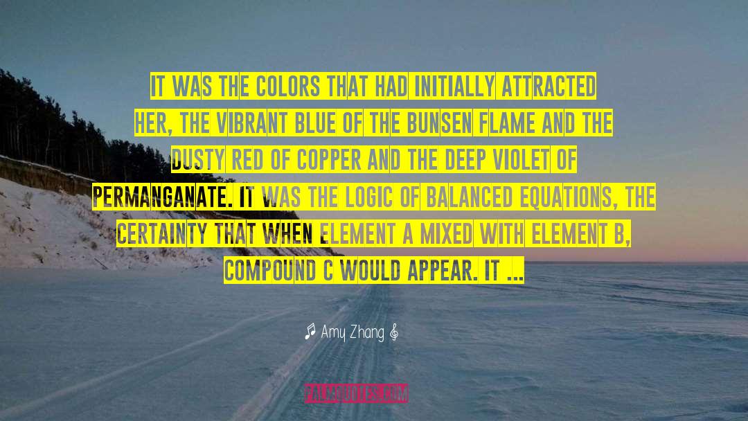 Amy Zhang Quotes: It was the colors that