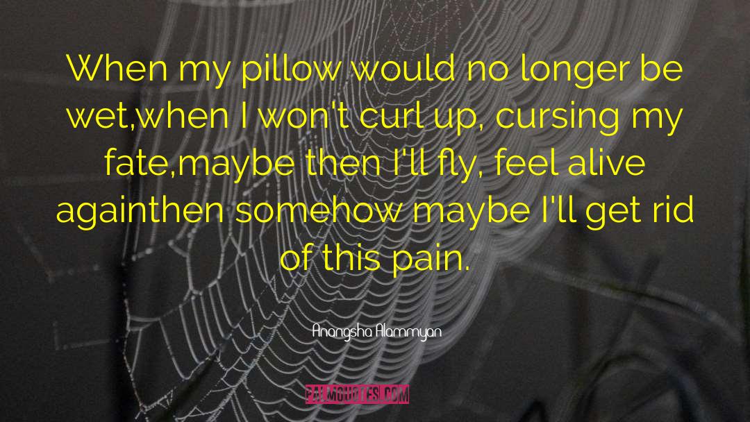 Anangsha Alammyan Quotes: When my pillow would no