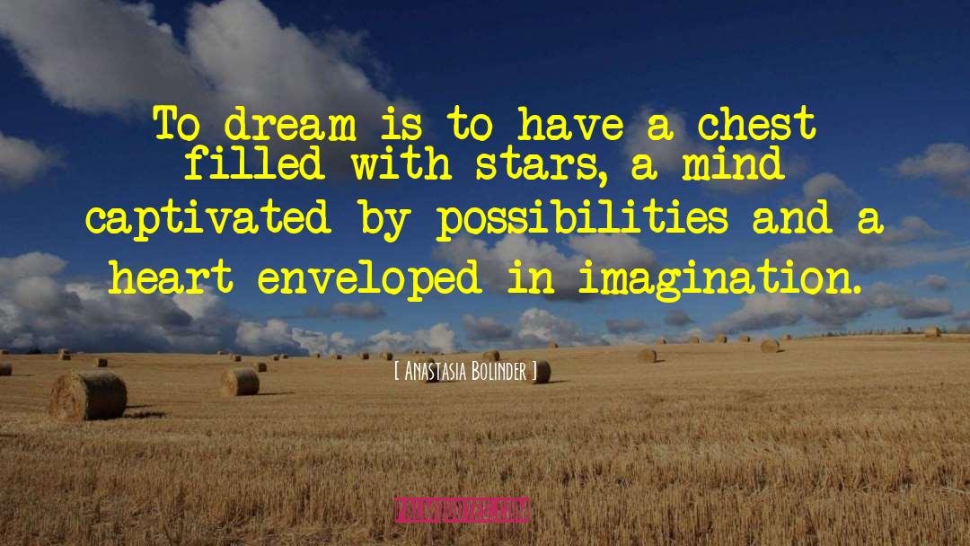 Anastasia Bolinder Quotes: To dream is to have
