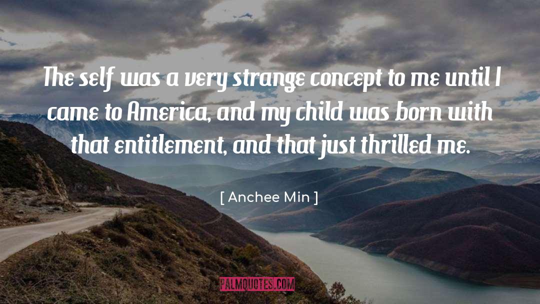 Anchee Min Quotes: The self was a very