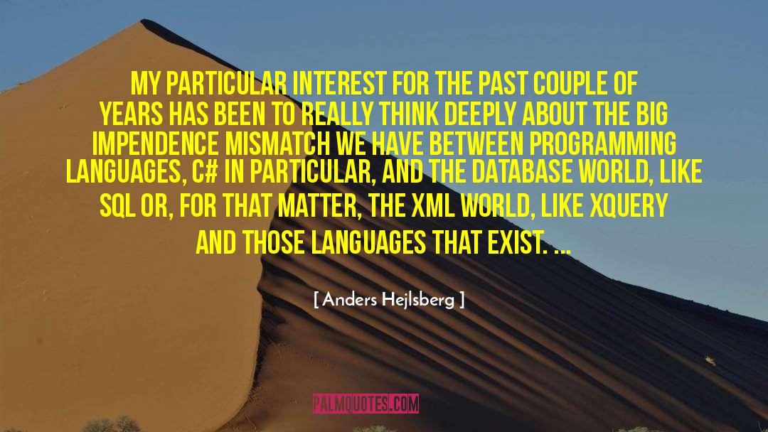 Anders Hejlsberg Quotes: My particular interest for the