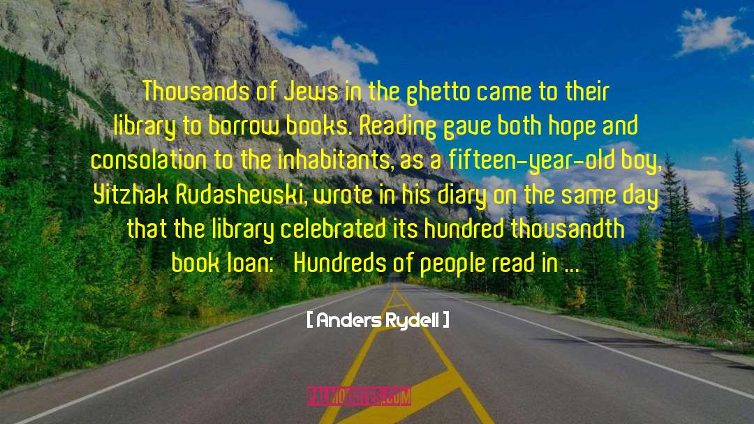 Anders Rydell Quotes: Thousands of Jews in the