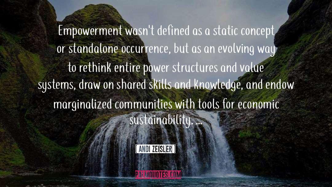 Andi Zeisler Quotes: Empowerment wasn't defined as a