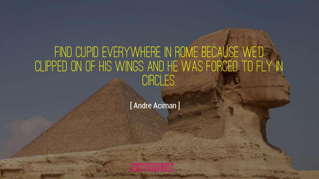 Andre Aciman Quotes: Find Cupid everywhere in Rome