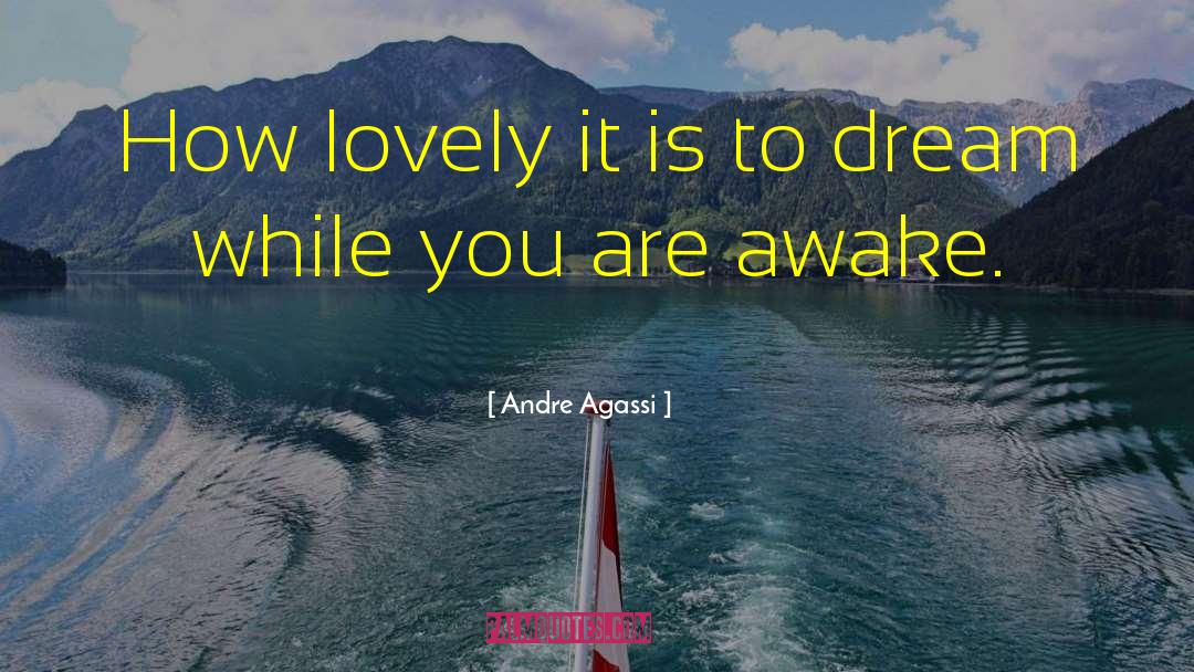 Andre Agassi Quotes: How lovely it is to