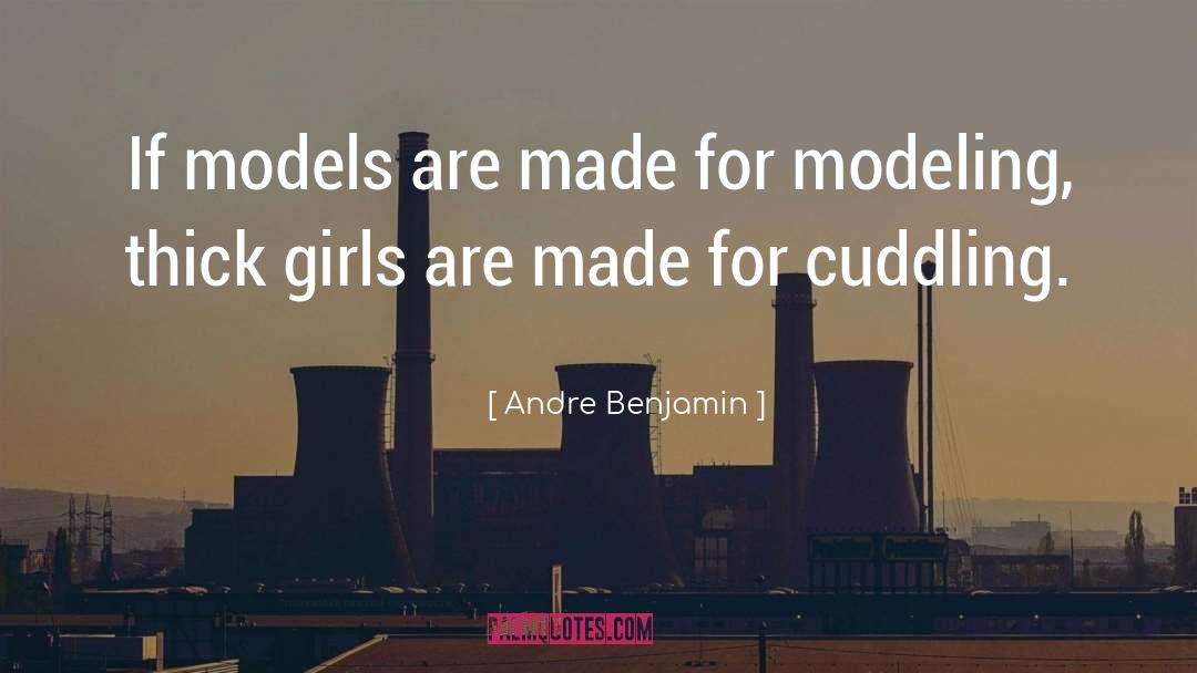 Andre Benjamin Quotes: If models are made for