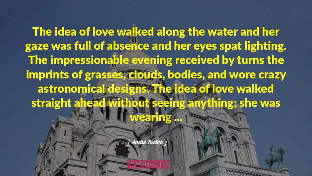 Andre Breton Quotes: The idea of love walked