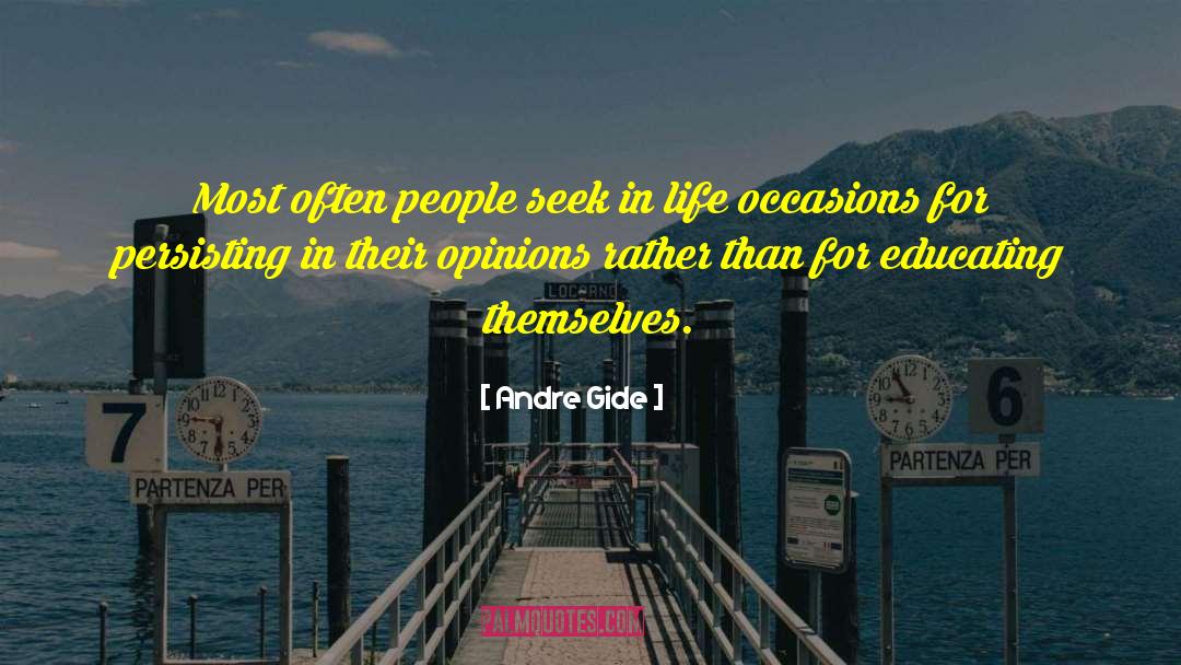 Andre Gide Quotes: Most often people seek in