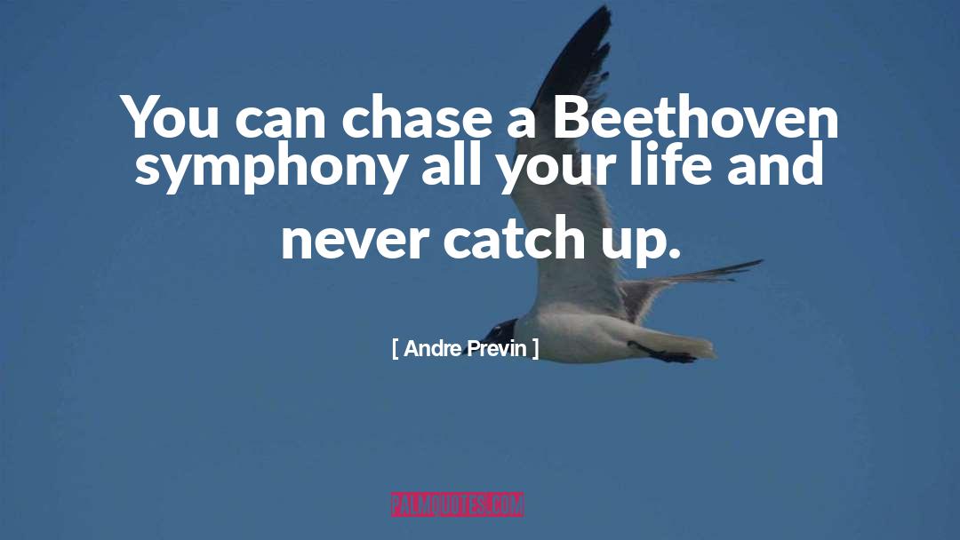 Andre Previn Quotes: You can chase a Beethoven