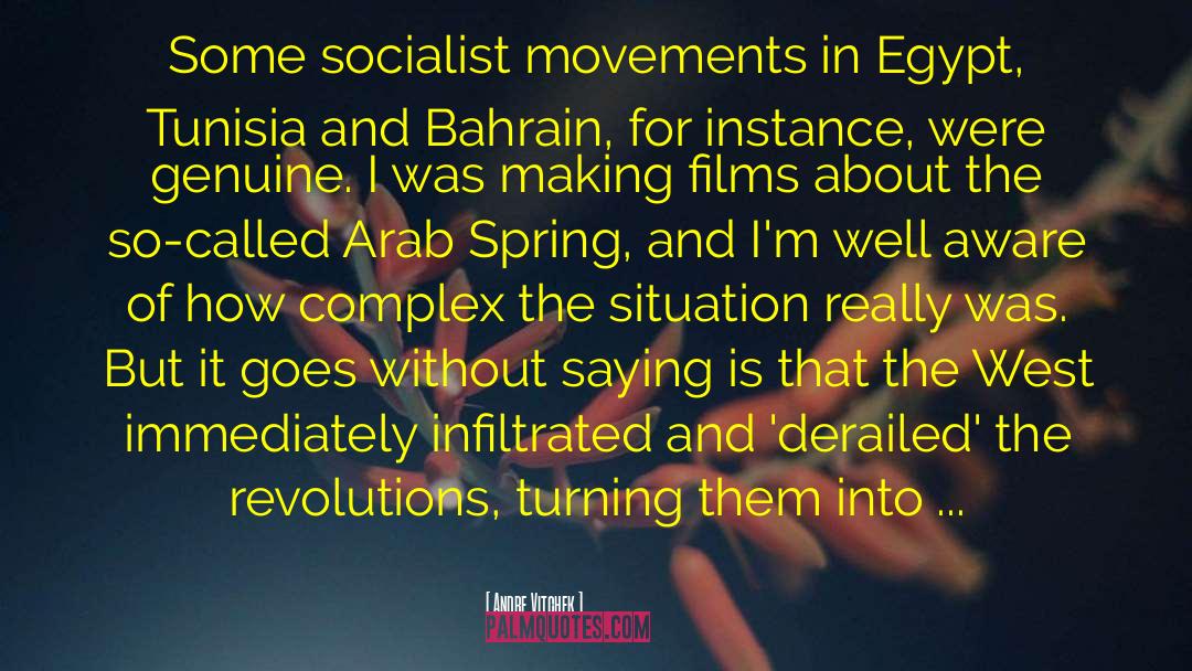 Andre Vltchek Quotes: Some socialist movements in Egypt,