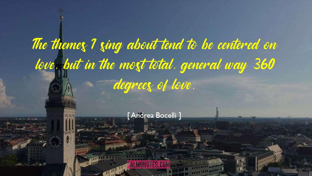 Andrea Bocelli Quotes: The themes I sing about