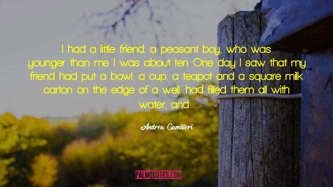 Andrea Camilleri Quotes: I had a little friend,