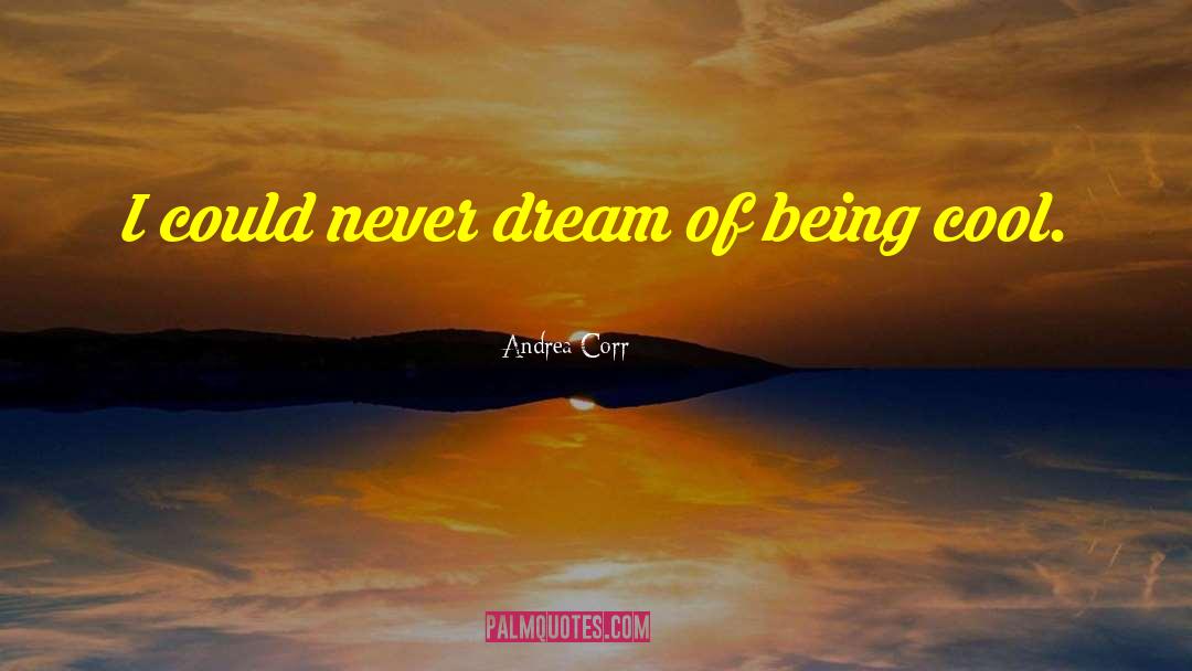 Andrea Corr Quotes: I could never dream of