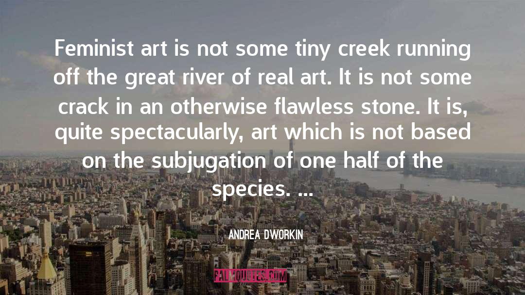 Andrea Dworkin Quotes: Feminist art is not some