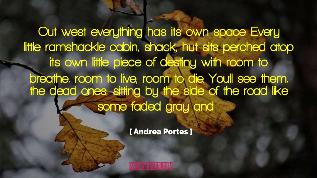 Andrea Portes Quotes: Out west everything has its