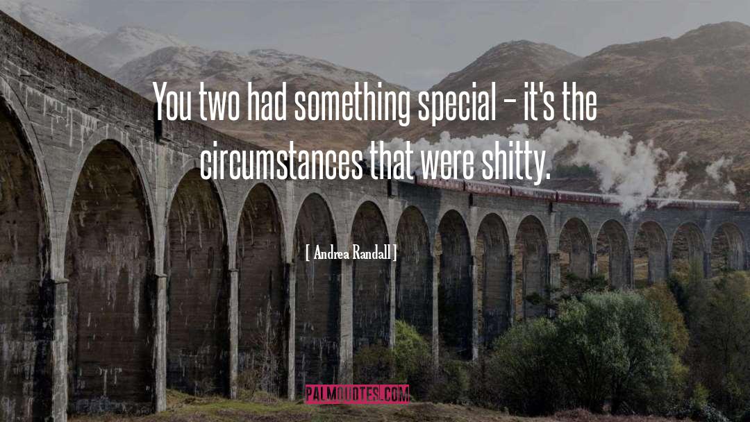 Andrea Randall Quotes: You two had something special