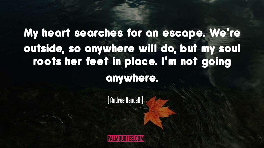 Andrea Randall Quotes: My heart searches for an