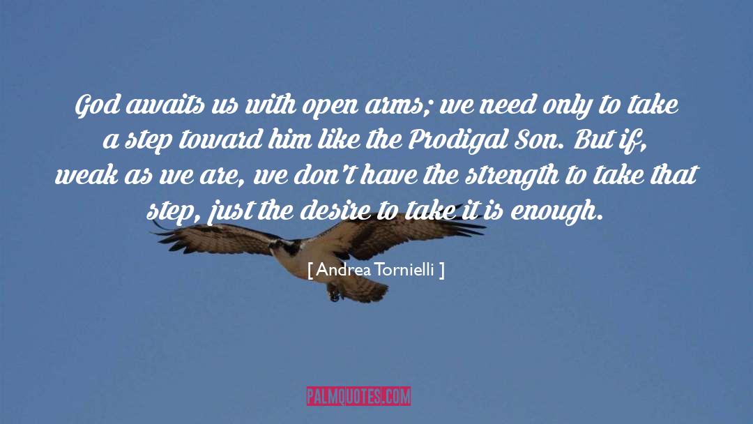 Andrea Tornielli Quotes: God awaits us with open
