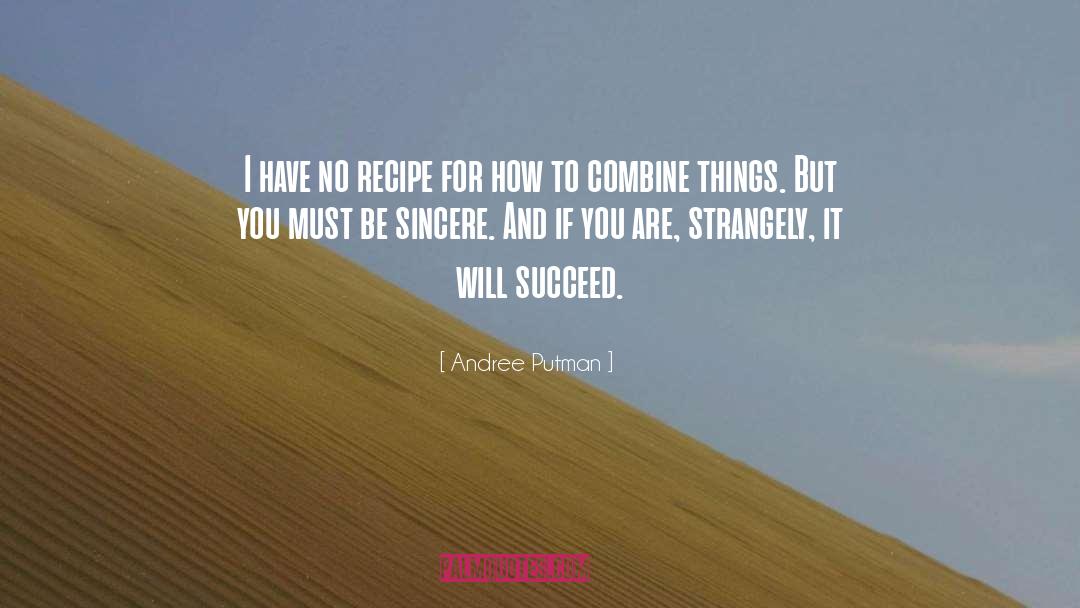 Andree Putman Quotes: I have no recipe for