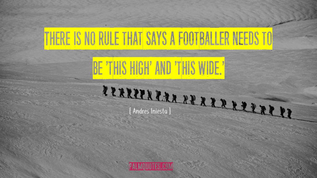 Andres Iniesta Quotes: There is no rule that