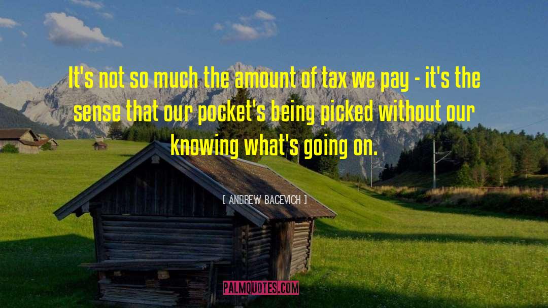 Andrew Bacevich Quotes: It's not so much the