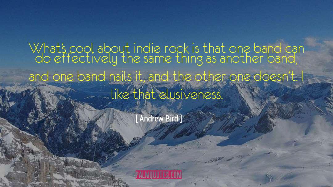 Andrew Bird Quotes: What's cool about indie rock