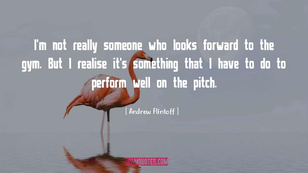 Andrew Flintoff Quotes: I'm not really someone who