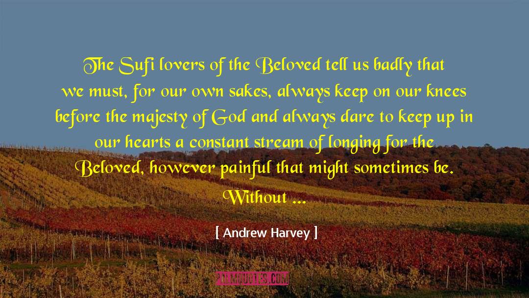 Andrew Harvey Quotes: The Sufi lovers of the
