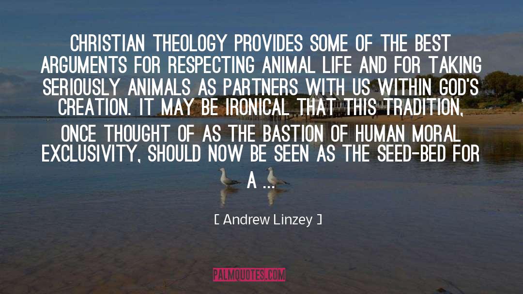 Andrew Linzey Quotes: Christian theology provides some of