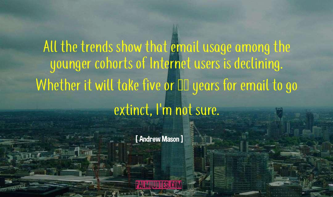 Andrew Mason Quotes: All the trends show that