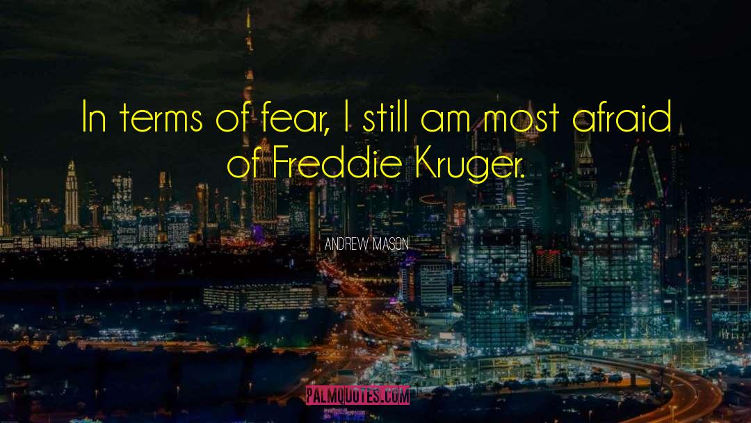 Andrew Mason Quotes: In terms of fear, I