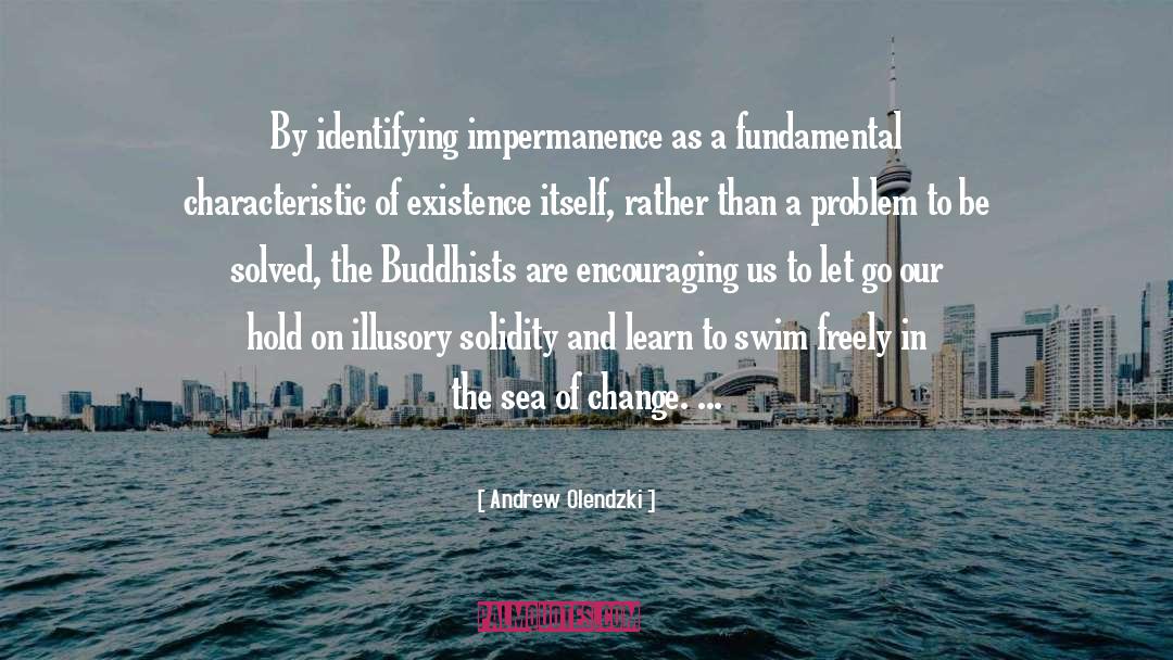 Andrew Olendzki Quotes: By identifying impermanence as a