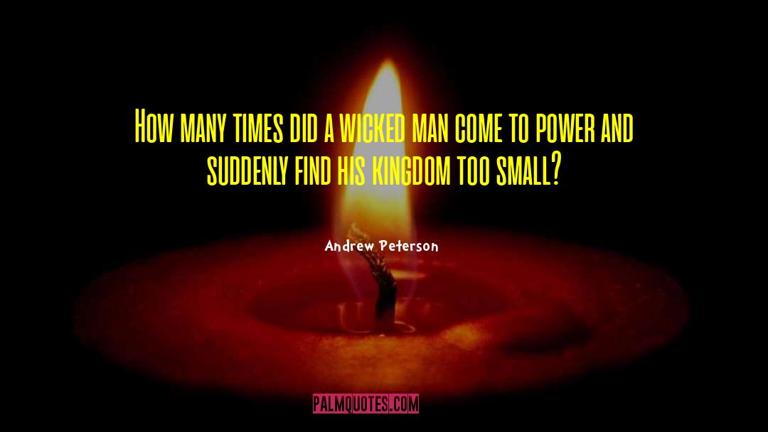 Andrew Peterson Quotes: How many times did a