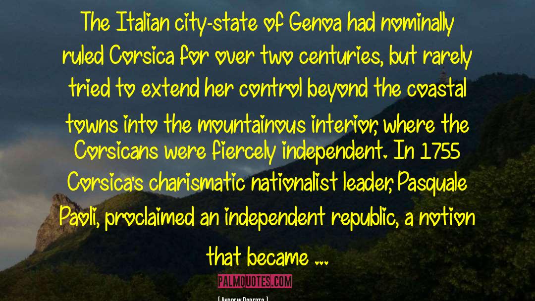 Andrew Roberts Quotes: The Italian city-state of Genoa