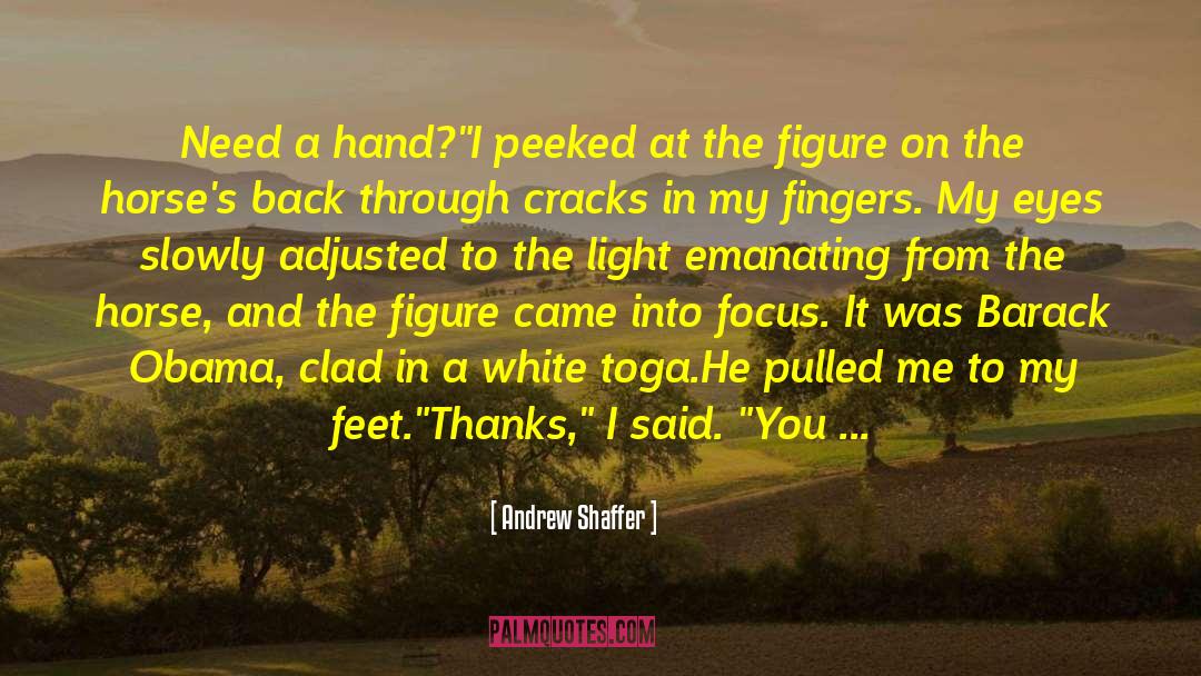 Andrew Shaffer Quotes: Need a hand?