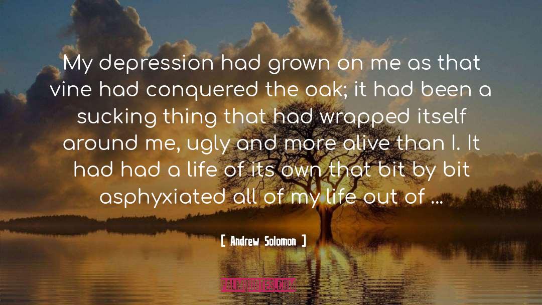 Andrew Solomon Quotes: My depression had grown on