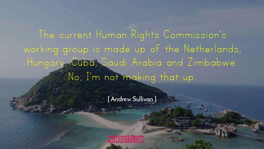 Andrew Sullivan Quotes: The current Human Rights Commission's