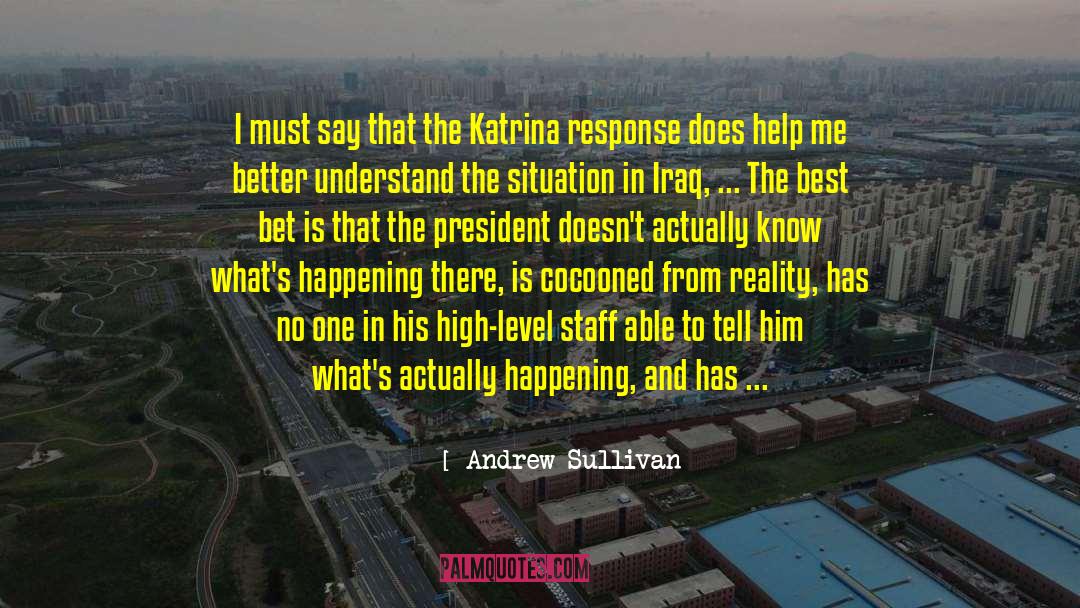 Andrew Sullivan Quotes: I must say that the