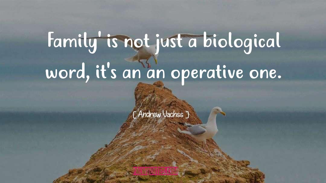 Andrew Vachss Quotes: Family' is not just a