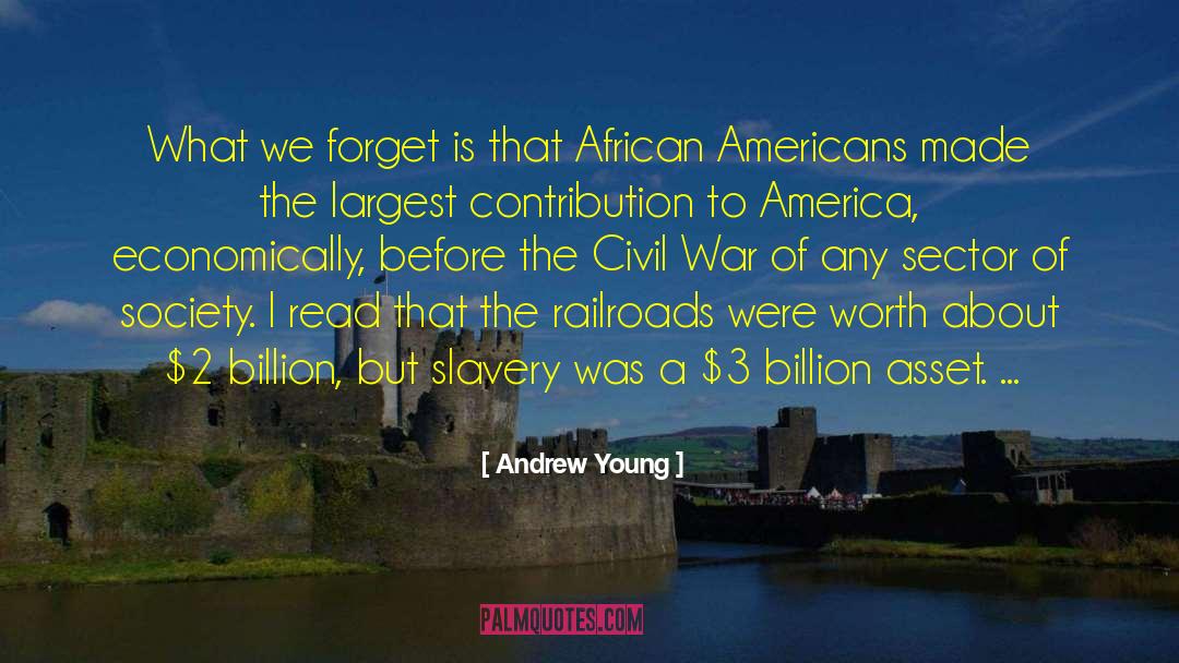 Andrew Young Quotes: What we forget is that