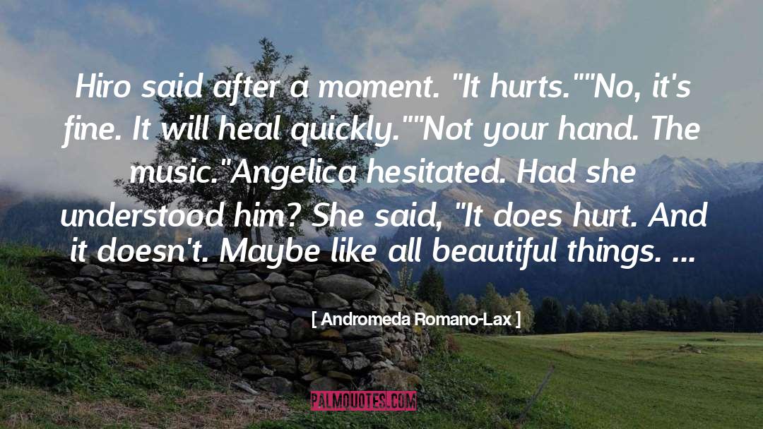 Andromeda Romano-Lax Quotes: Hiro said after a moment.