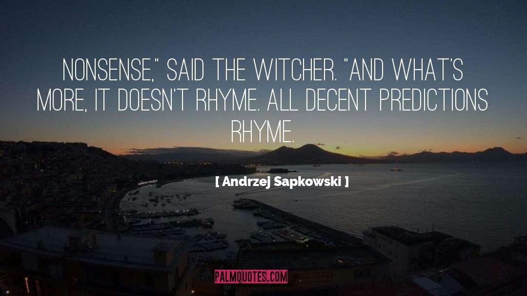 Andrzej Sapkowski Quotes: Nonsense,