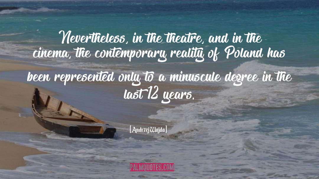Andrzej Wajda Quotes: Nevertheless, in the theatre, and